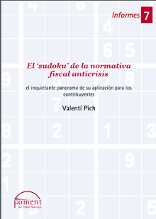 El «sudoku» de la normativa fiscal anticrisis (2013)