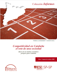Bases de un modelo económico próspero para Catalunya (2009)