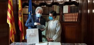 La ministra de Asuntos exteriores visita Foment