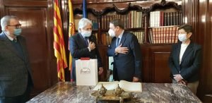 El ministro de Agricultura, Luis Planas, aborda en Foment asuntos de interés para el sector agroalimentario de Cataluña