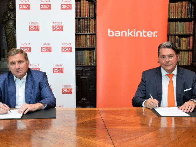 Bankinter i Foment sumen forces per impulsar projectes sostenibles