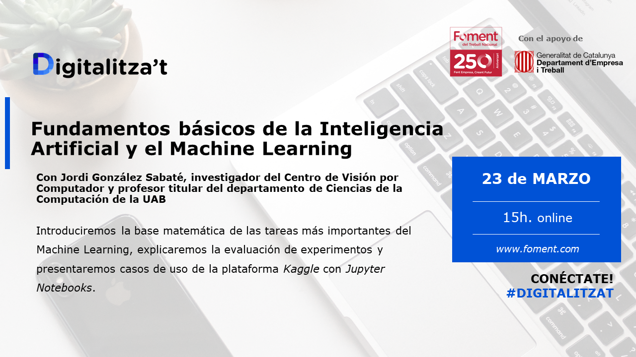 Digitalitza’t «Fundamentos básicos de la IA y el Machine Learning ...
