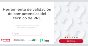 Eina de validació de competències del tècnic de PRL