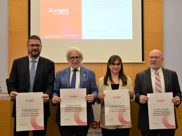 El déficit inversor en infraestructuras en Cataluña se sitúa en 40.000 millones de euros