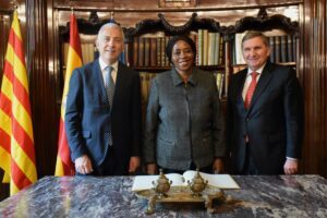 L’ambaixadora de Sudàfrica visita Foment del Treball