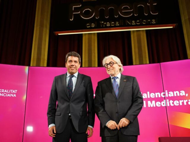 Sánchez Llibre insta a Mazón a reforzar la complicidad entre Cataluña y la Comunidad Valenciana para liderar la economía del sur de Europa