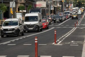 Veïns i entitats celebren la fi de les obres de Via Laietana però denuncien la pèrdua de funcionalitat viària