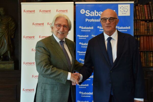 Foment i Banc Sabadell renoven lāacord de colĀ·laboració per impulsar el mĆŗscul financer de les empreses catalanes