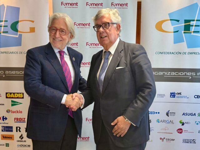Foment del Treball y la CEG organizan un foro empresarial bilateral, que se celebrará el próximo año en Barcelona