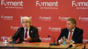 Foment del Treball valora molt positivament que l’OPA hostil de BBVA sobre Banc Sabadell hagi decaigut i «no s’hagin venut duros a quatre pessetes»