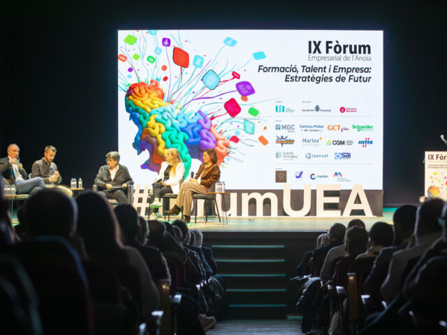 El IX Fòrum Empresarial de l’Anoia omple l’Ateneu i reafirma la urgència d’actuar en formació i talent