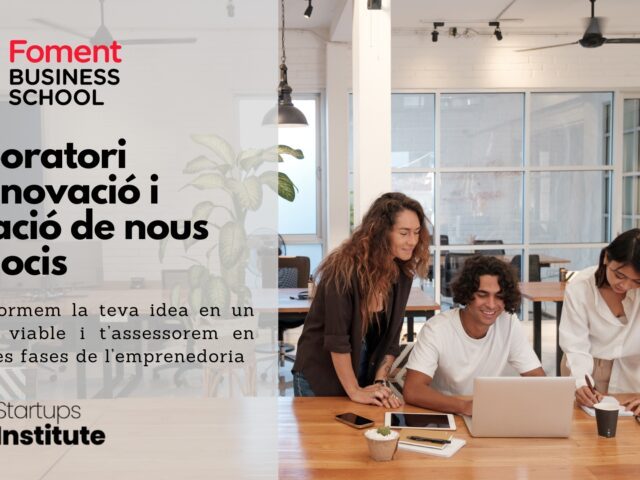Vols crear la teva pròpia empresa? Tens mentalitat emprenedora i vols crear nous negocis dins d’una empresa ja establerta? Inscriu-te al Laboratori d’Innovació i Creació de Nous Negocis i dona forma a la teva idea