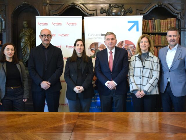 Foment del Treball y la Fundació Impulsa unen esfuerzos para impulsar el talento joven a través de la Formación Profesional