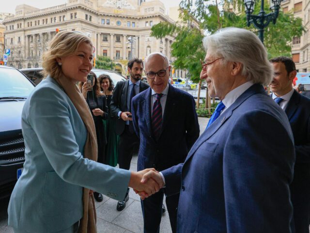La vicepresidenta ejecutiva de la Comisión Europea Henna Virkkunen visita Foment del Treball