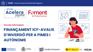 Finançament de l’ICF – Avalis de liquiditat per a Pimes i Autònoms