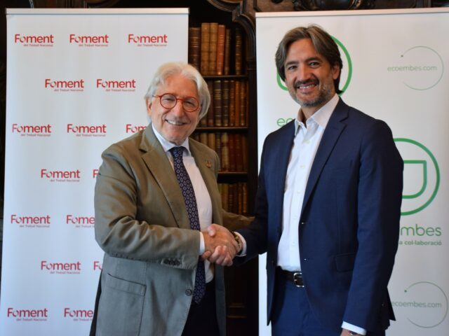 Ecoembes se incorpora a Foment para reforzar el liderazgo empresarial en economía circular