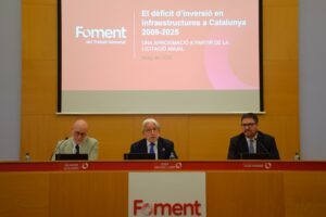 Foment del Treball alerta de que el déficit de inversión en infraestructuras en Catalunya ya sube hasta los 49.543 millones de euros