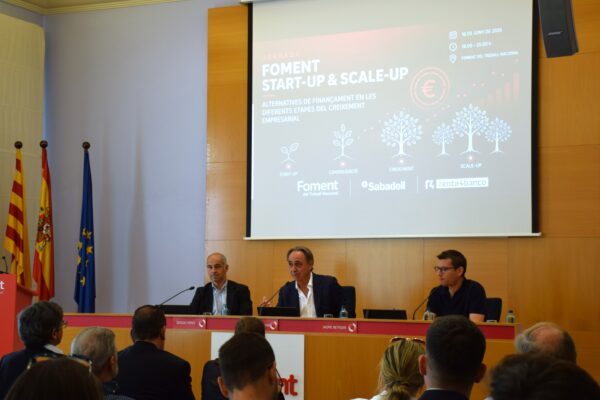Foment analitza amb Banc Sabadell i Renta 4 les alternatives de finançament per a cada etapa del creixement empresarial