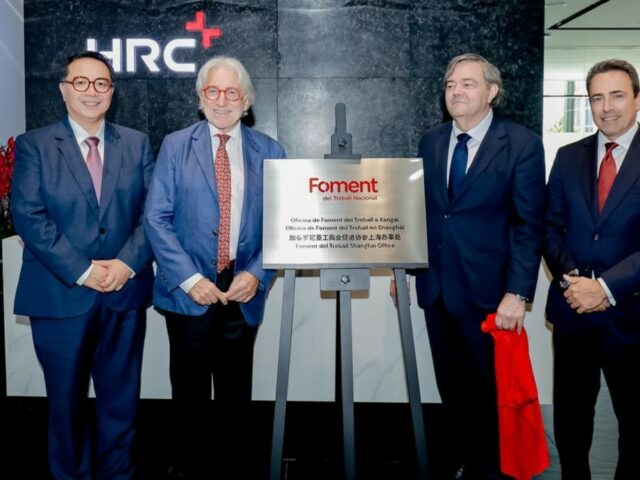 Foment del Treball inaugura una oficina comercial en Shanghai para promover la internacionalización de la empresa catalana en China con un puente aéreo industrial