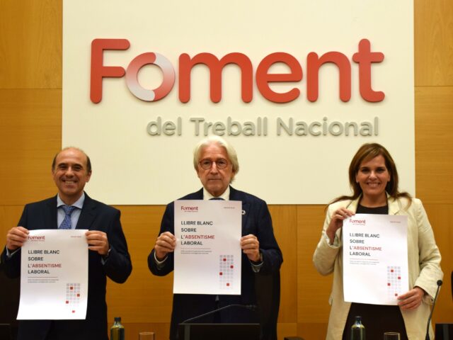 Foment presenta el Llibre Blanc sobre l’Absentisme on reclama una reforma profunda del sistema d’incapacitat temporal