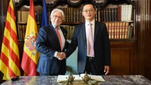 El Consell de Shangai per a la Promoció del Comerç Internacional visita Foment del Treball