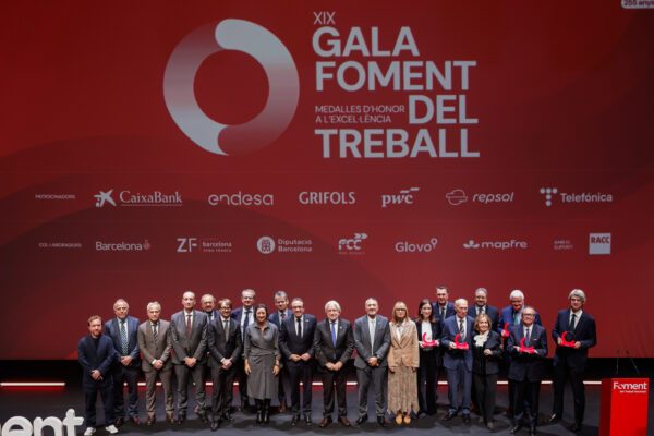 Foment distingeix Carolina Martinoli, Denis O’Brien, Jaume Alsina, Damm i Primavera Sound amb les Medalles d’Honor 2026