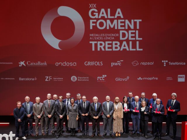 Foment distingeix Carolina Martinoli, Denis O’Brien, Jaume Alsina, Damm i Primavera Sound amb les Medalles d’Honor 2026
