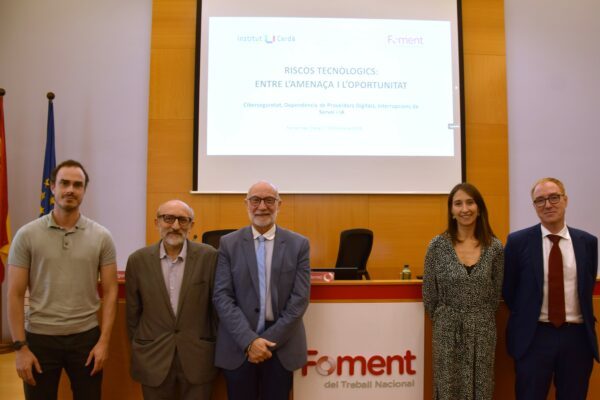 Foment i l’Institut Cerdà posen el focus en la resiliència empresarial davant els riscos tecnològics