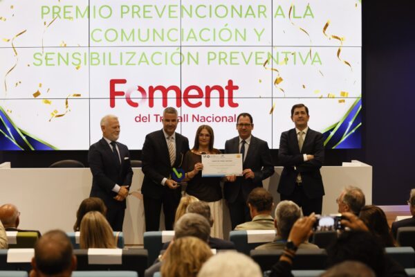 Foment, guardonat als VI Premis Prevencionar per la seva tasca en comunicació i sensibilització preventiva